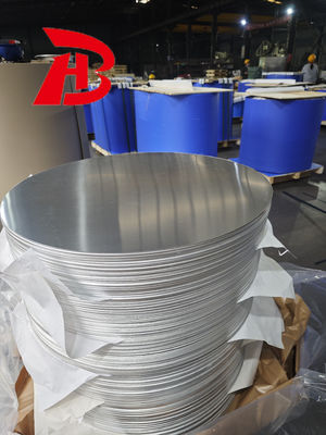 1050 1060 3003 Alloy Aluminium Circle Disc dengan H18 Temperature dan Custom Size untuk Deep Drawing