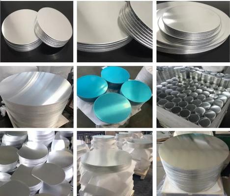 High Flatness Aluminum Disc 1050/3003 Alloy O H12 Temper CC DC Material Deep Drawing Crack Resistant Custom Diameter for Pots Pans Industrial Stamping