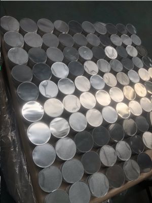 1050 1060 Lingkaran Aluminium CC DC Material O H12 Temperature Deep Drawing Crack Resistant Disc untuk panci dan wajan