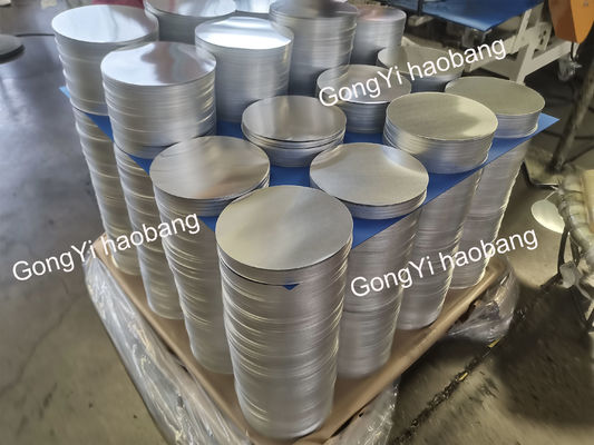 3003 1050 1060 Aluminium Circle Blank O Soft H18, 100 ‰ 1000mm Dia, Deep Drawing Aluminium Disc untuk Stamping Pakaian Masak