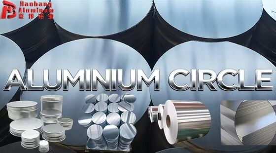Pembuatan kontainer - Bagian bulat aluminium mulai dari 80 sampai 1100 mm, ketebalan 0,5 sampai 6 mm. Lingkaran aluminium kelas industri