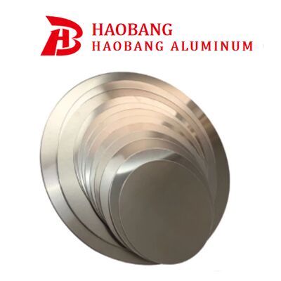 Lingkaran dan cakram aluminium perak tahan karat 1080/1100 paduan 0.3-6.0MM Ketebalan untuk perlengkapan dekorasi