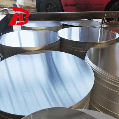 Smooth Surface High Flatness Aluminum Disc 1050 1060 3003 Alloy, 0.3–6mm Thick, Custom Size Aluminum Blank for Lamp Cover & Pots