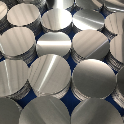 Alloy 3004 1100 Aluminium Plat Bulat 0,35-3mm Untuk Tanda Peringatan Jalan