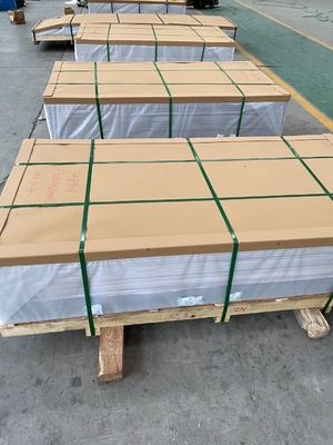 Paling laris Aluminium Lembar Permukaan Perak Untuk Luar Bangunan Konduktivitas Listrik Untuk Mendukung kustomisasi