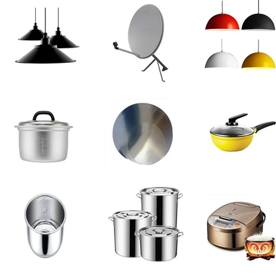 Lingkaran Disc Aluminium dipotong sesuai ukuran untuk papan tanda reflektif, perabotan jalan, peralatan
