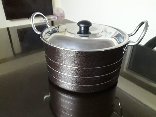 Aluminium Ring Kualitas Tinggi Perawatan Permukaan Warna Perak Untuk Perkakas Masak