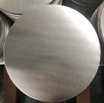 Silver Smooth-Finish 1060 Alloy Aluminium Circle 0.3-6.0MM Ketebalan untuk pencahayaan dekoratif dan peralatan masak