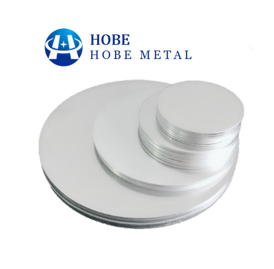 3003 3004 3005 3050 Seri Lembar Lingkaran Dekoratif Lembar Aluminium Panel Logam Untuk Perkakas Masak