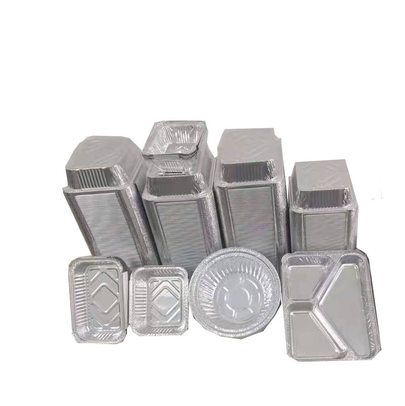 Cocok untuk makanan kelas aluminium kotak makan siang di industri katering, layanan khusus, dengan lebih dari sepuluh tahun dukungan pabrik profesional