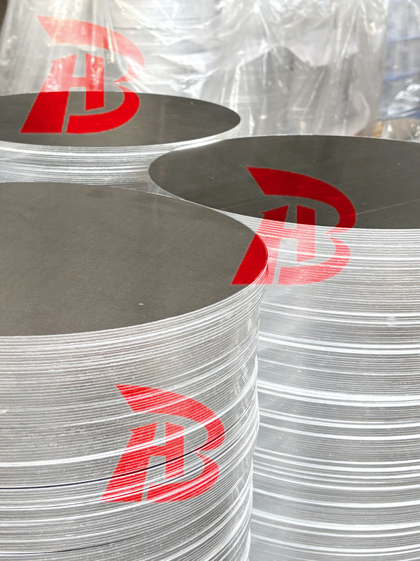 2024 Disk Aluminium Terlaris, 1060 Alloy, Ho Tempered, Cc Aluminium Plate, Untuk Pembuatan Pressure Cookware