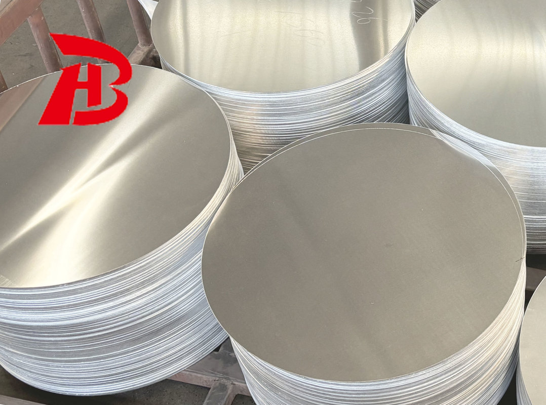 Mill permukaan selesai Casserole Aluminium Disc Lingkaran 1050 H12 H14 H16 H18 H0 Cc Bahan Dc Bahan untuk pan cover