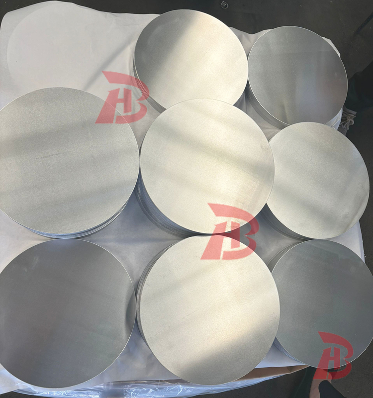 Hot Rolled Cast Aluminium Wafer Discs Lingkaran Ketebalan 6mm Untuk Non Stick Pot