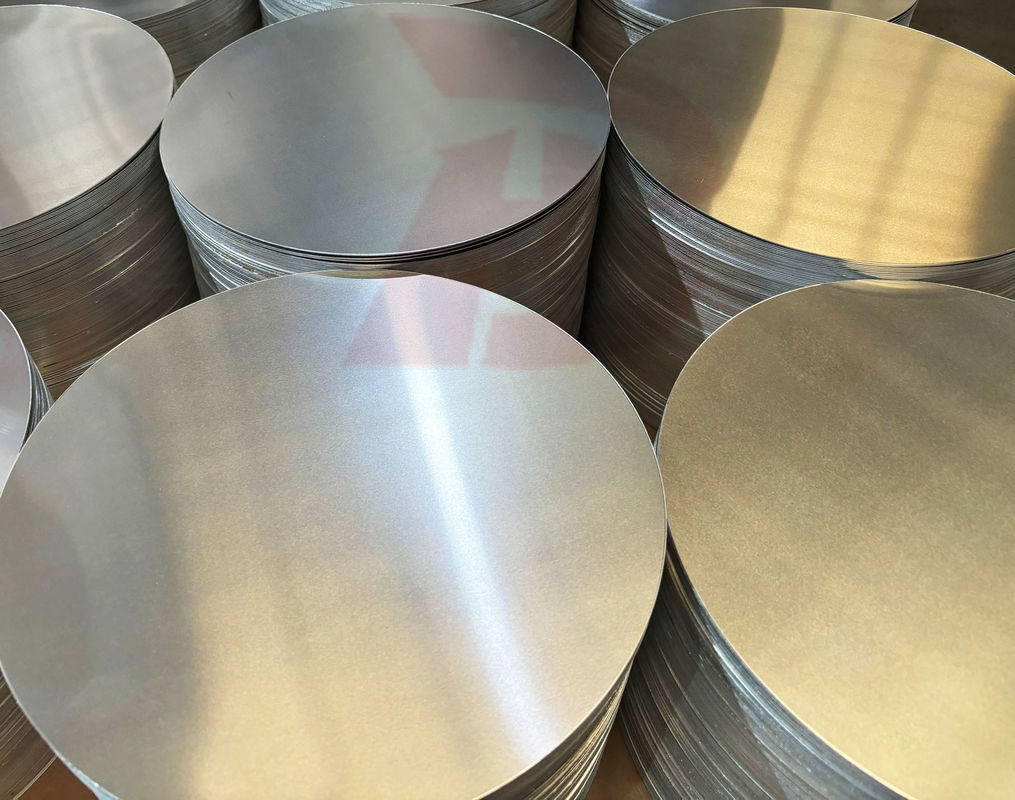 Lingkaran Aluminium Perak tahan lama 1050/1060 80-1600MM untuk Proyek Rumah