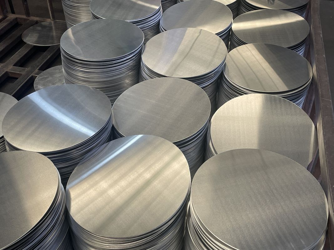 3003 1050 1060 Aluminium Circle Blank O Soft H18, 100 ‰ 1000mm Dia, Deep Drawing Aluminium Disc untuk Stamping Pakaian Masak