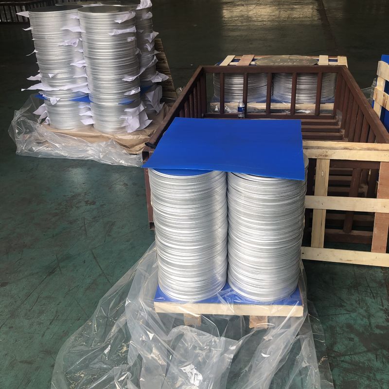 3003 1050 1060 Aluminium Circle Blank O Soft H18, 100 ‰ 1000mm Dia, Deep Drawing Aluminium Disc untuk Stamping Pakaian Masak