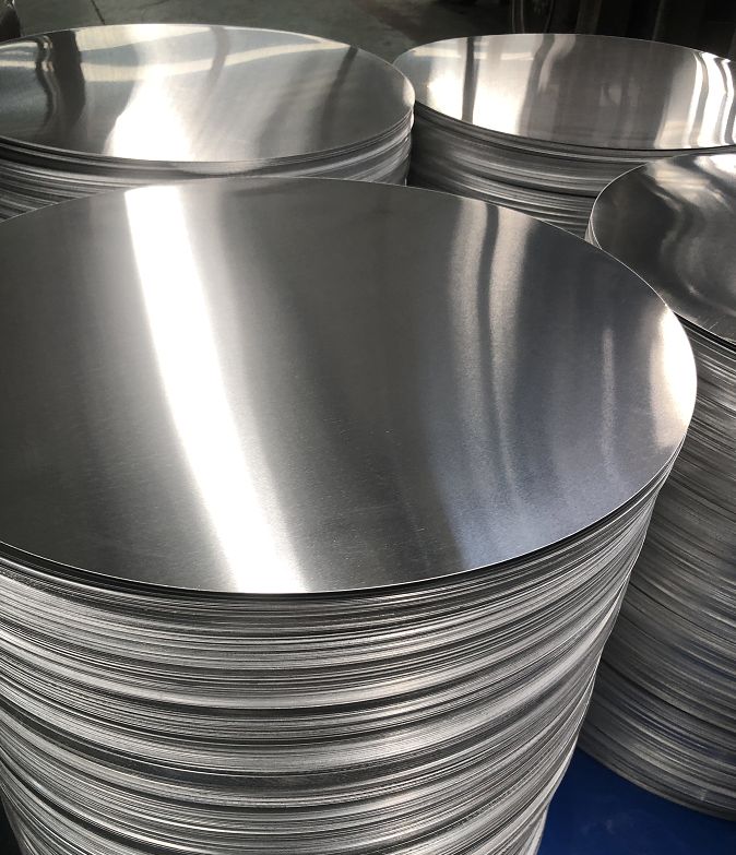Lingkaran Aluminium Perak tahan lama 1050/1060 80-1600MM untuk Proyek Rumah