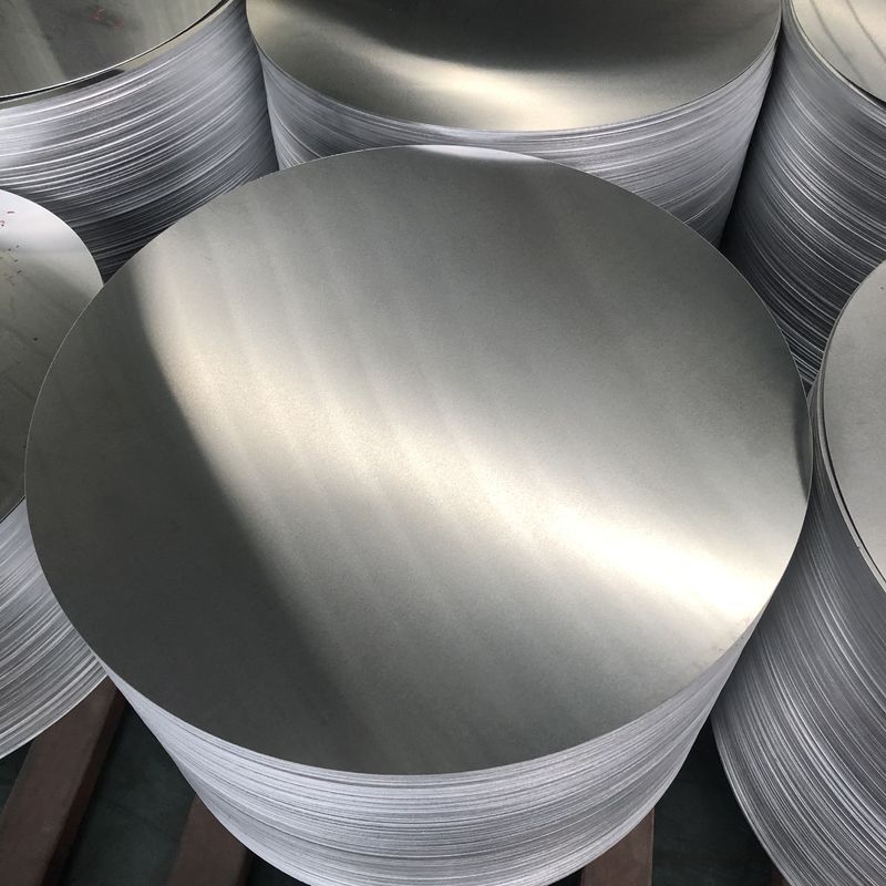Lingkaran Aluminium Perak Lurus 1080 80-1600MM untuk Dekorasi Industri