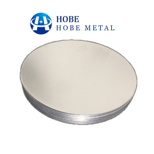 Panci 1100 Aluminium Lingkaran Blank Polishing Mill Finish 3mm Ketebalan Hot Rolling Aluminium Disc Untuk Perkakas Dapur