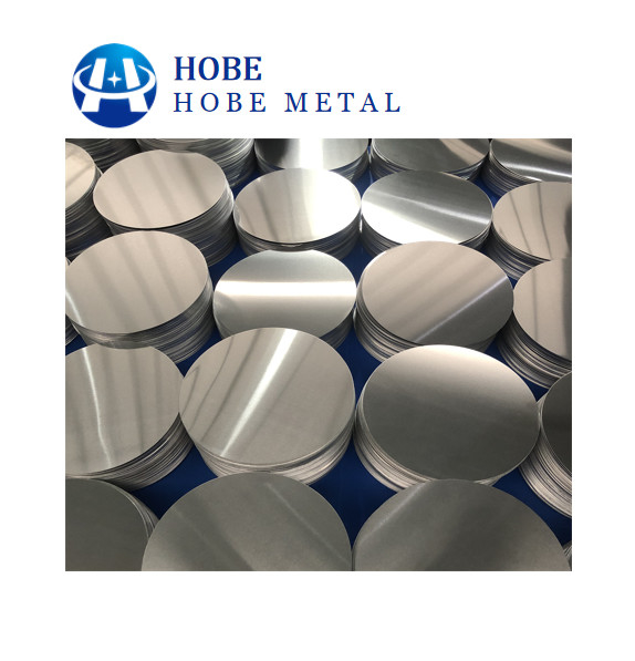 1060 3003 5052 Alloy 80mm-1600mm Diameter Lingkaran Aluminium Untuk Tanda Peringatan Jalan