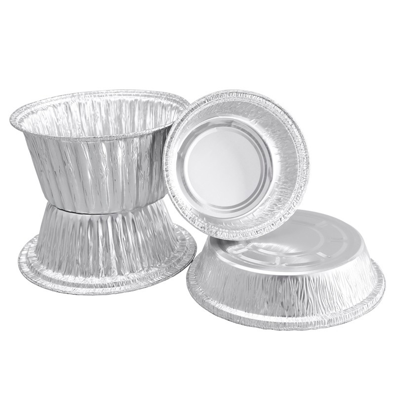 8 Inch Foil Lunch Box Container Dengan Tutup 215*175*43mm Produsen BBQ Takeout Food Container