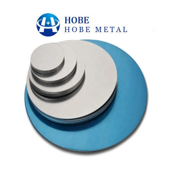 Disesuaikan Dye Sublimasi Aluminium Round Circles Round Discs Gloss White Blank