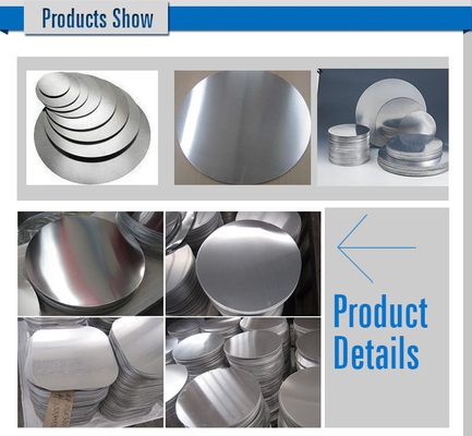 Memasak Pot 1100 Aluminium Circle Kosong Polishing Mill Selesai 3mm Tebal