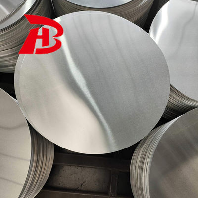 1050 1060 Lingkaran Aluminium CC DC Material O H12 Temperature Deep Drawing Crack Resistant Disc untuk panci dan wajan